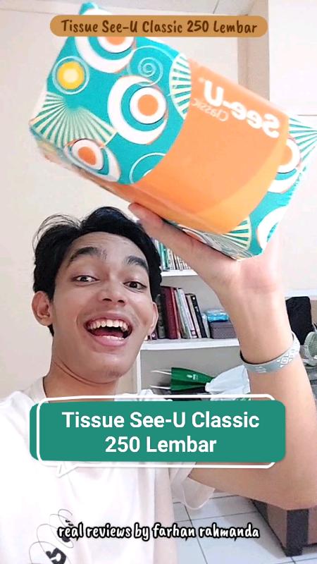 Tissue See-U Classic 250 Sheets 2 Ply #RacunShopee #GratisOngkirRP0 #Diskon50Persen #tissue #tissuetermurah #tissueseeu #seeuclassic #tisu #tisumurah