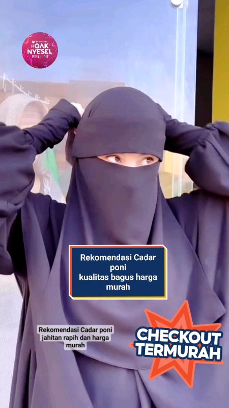 cadar poni/cadar flap #cadarniqab #cadarcantik #cadarponi #niqab#niqabflap  #trending#tasyaacollection