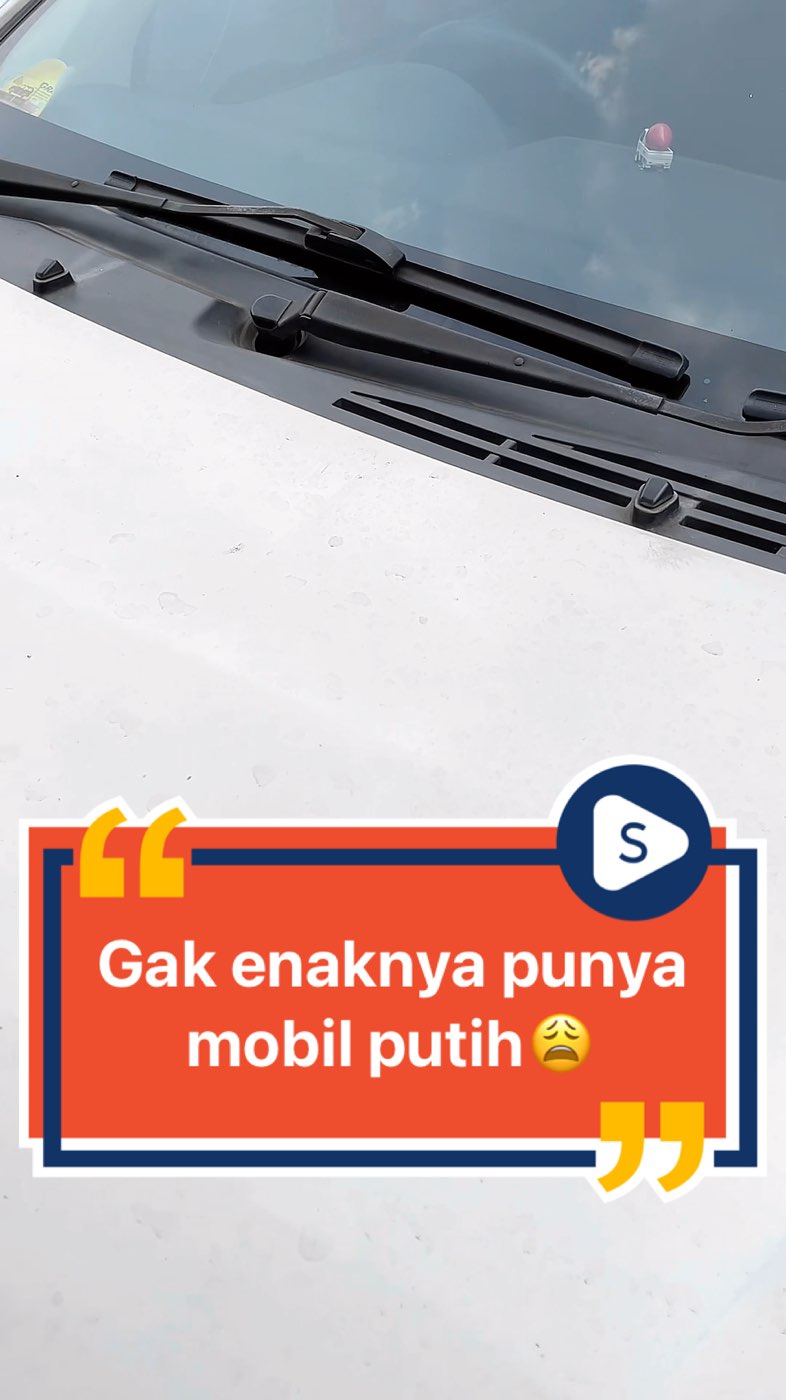 Untung aja ada si SHinee Cleaner Wax yang bisa bikin hemat waktu, tenaga dan biaya buat si putih😎 #pembersih #pembersihmobil #waxmobil #cleanerwax
