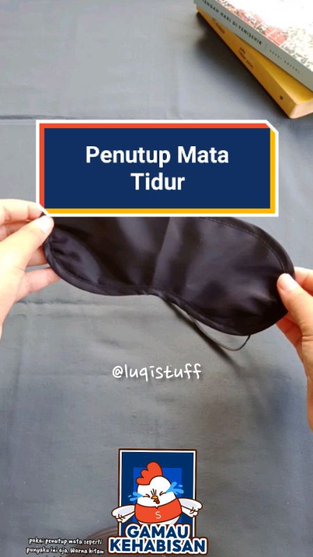 Tidur nyenyak pakai penutup mata ini ya #tutupmata #penutupmatatidur #penutupmata #maskermata #SpillBawaBerkah #RacunShopee #SpillRacunShopee