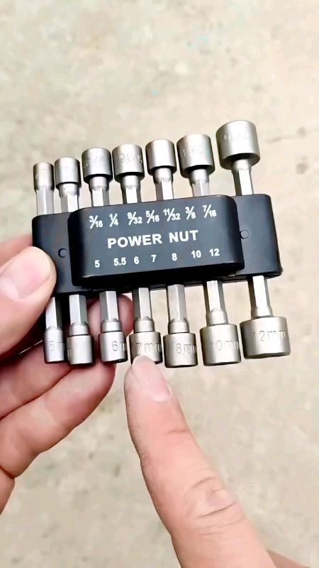 Kunci Sok Mata Bor Hex Nut Driver Set #RacunShopee #RacunShopeeCheck #ShopeeCOD #GratisOngkirRP0#mataborhex  #perkakasbengkel #perkakastukang