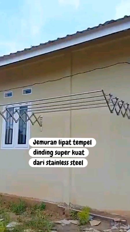 Jemuran dinding lipat #jemurandinding #jemurandindinglipat #jemuranstainlesslipat #RacunShopee #Diskon50Persen #SpillRacunShopee #DiskonRacunShopee
