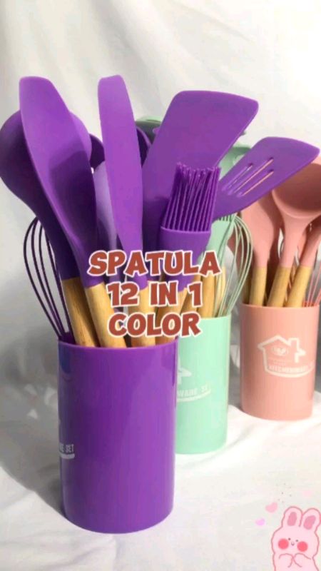 Spatula dibawah 100ribu aja lohh #spatulasilikon #spatulasetviral #racunshope #shopeevideo