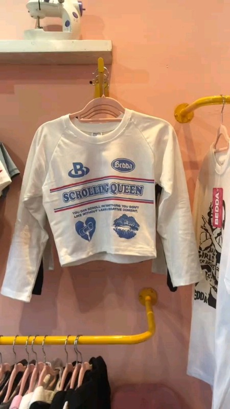 ?️tshirt crop tee bahannya adem cuma 80ribuan? #ShopeeLook #croptee #cropteeoversize