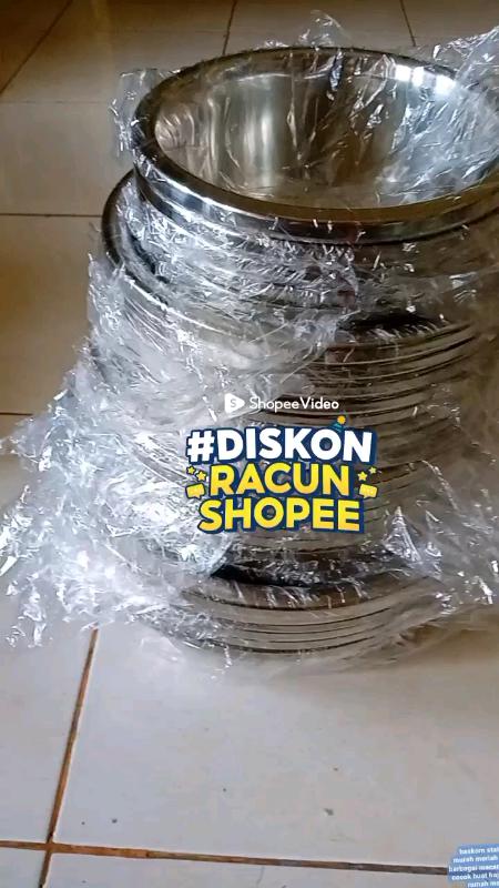 #baskomstainless #baskomserbaguna #baskom #Cashback40Persen   #RacunShopeeCheck #RacunShopee