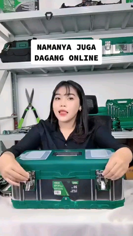 ISKU Tool box Besar 20 Inch Box Alat Perkakas Tool Box Bahan Stainless Steel Kotak Perkakas #RacunShopee #videoshopee #ShopeeLook #PejuangRupiah