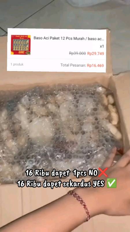 belinya pake voucher #basoaci #basoacienak #basoacimurah #bociviral
