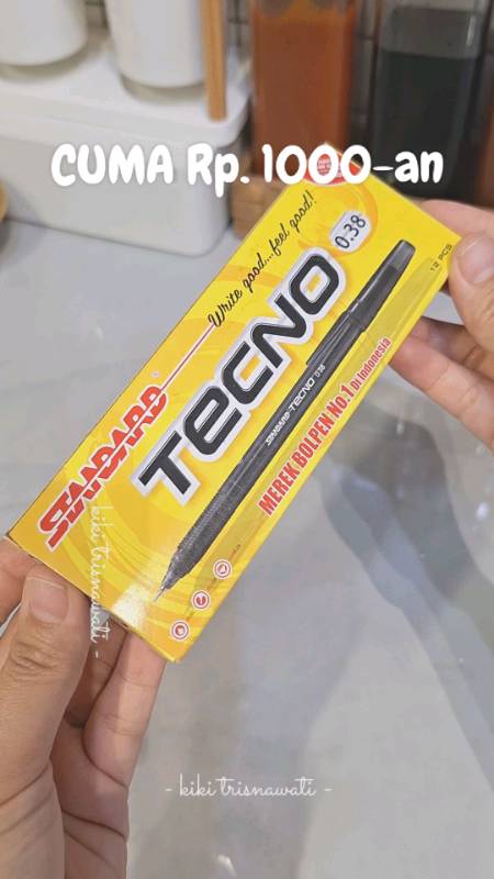 Pulpen Standart Techno Murah #BadaiTapiBudget #GratisOngkirRP0 #Diskon50Persen #Cashback40Persen #Cashback20Persen #SpillRacunShopee #RacunShopee