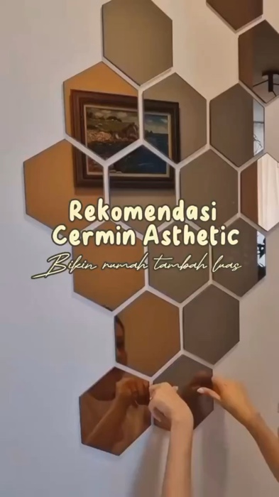 #kacaaesthetic #kacahiasandinding #cerminhexagonal #cerminaesthetic #cerminhiasdinding #RacunShopeeCheck #keranjangoren #keranjangshopee #RacunShopee