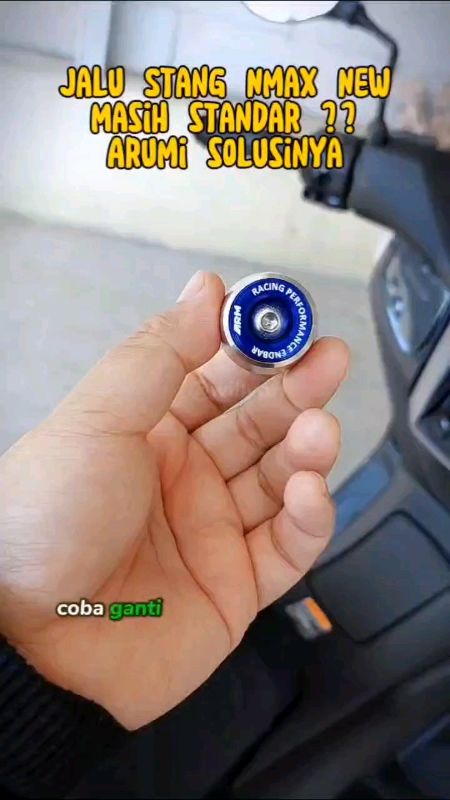 Parts Variasi Motor jalu stang dari ARM #RacunShopee #variasimotor #arumimotoparts #jalustangmotor