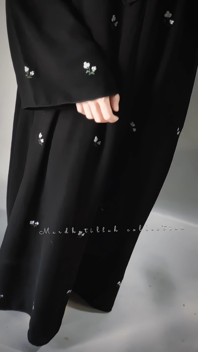 abaya bordir kekinian #abayafashion