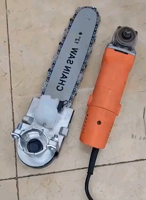 Adaptor mini chainsaw mesin Gerindra chainsaw 12 inci#adaptorgerinda #adaptorchainsaw