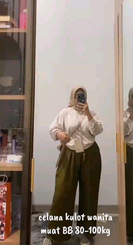 celana kulot wanita ini sangat cocok dipakai utk ciwi-ciwi gemoy #RacunShopeeOutfit #ootdinspiration #ShopeeHaul #kulotjumbo