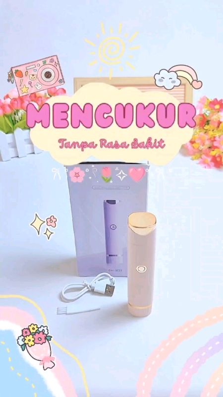 mencukur tanpa rasa sakit 🎀 #alatcukur #alatcukurelektrik #alatcukurportable #DiskonRacunShopee #SpillRacunShopee #ViralDiShopeeVideo