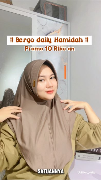 10 ribu satuannya dapet Bergo cantik banyak warna #bergo #bergoinstan #bergohamidah #bergomurah