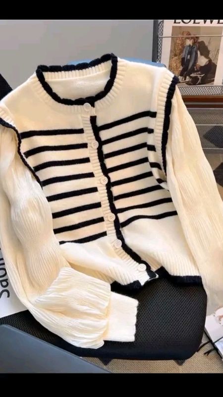cardigan rajut sweater Korea 😍#RacunShopeeCantik #SpillBawaBerkah