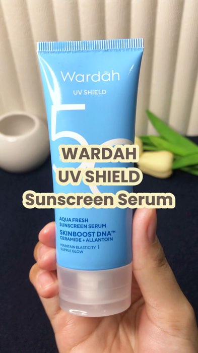 wardah uv shield #WardahUVShield #wardahuvshieldspf50 #wardahaquafreshsunscreenserum #suscreenspf50 #RacunShopee #SpillRacunShopee #SpillBawaBerkah