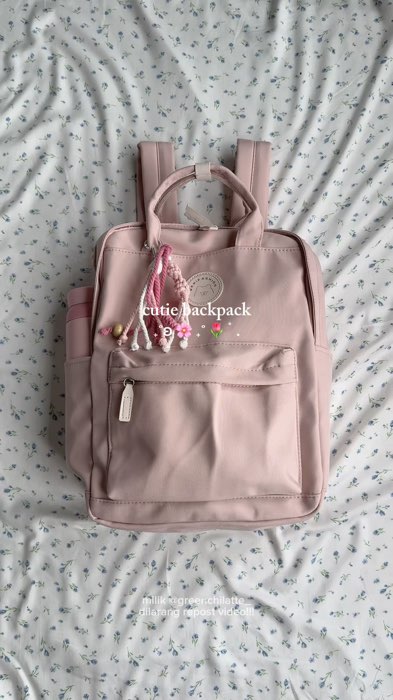 Ini sih backpacknya simple  tp gemesin 🤏🏻😍 #RacunShopee #DiskonRacunShopee #TermurahDiShopee #SpillRacunShopee #FestivalKreator1212 #backpack