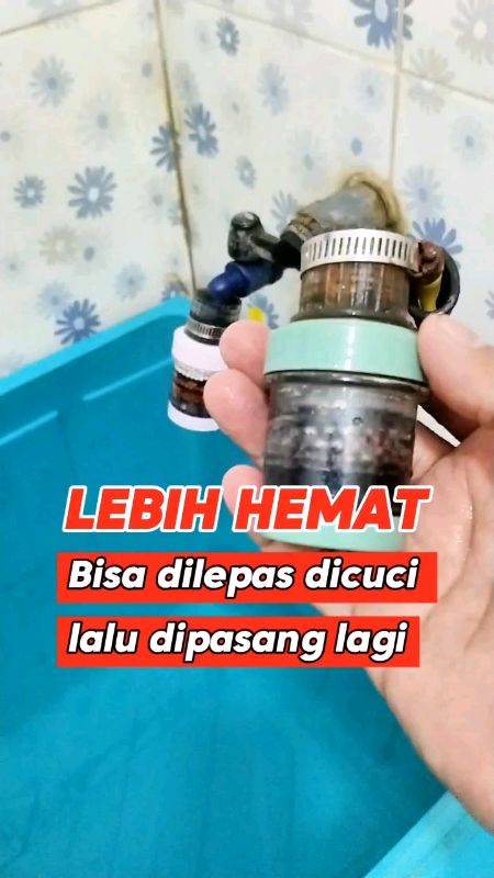 Air Bersih Bening dengan filter air 6x Saringan. #filterairkran #filterairpdam #filterairtoren #filterairkranmurah #filterairkranpraktis