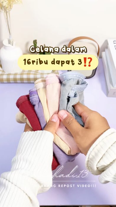 Celana dalam murah #celanadalamwanita #Diskon60Persen #Diskon50Persen #Diskon40RB #ViralDiShopeeVideo #RacunShopee