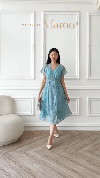 be to try the something fresh shade of Alea Dress💙 Alea Dress IDR 179.000  #brokatdress #dress #racundress #inspodress #racunshopee #racuntiktok