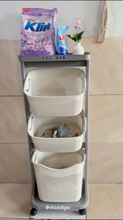 #keranjanglaundry #laundrystorage #olymplast #raksusun #RacunShopee #rekomendasishopee