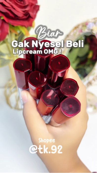 Emang cakep2 bgt! #lipcreamomg #omglipcream #omglipmatte #lipcreammurah #lipmatteomg #lipmattemurah #RacunShopee #ViralDiShopeeVideo #TermurahDiShopee