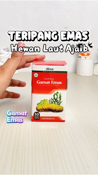 #gamatemas #GamatEmasTeripang #kapsulgamat #kapsulgamatemas #teripang #teripangemas #RacunShopee #ShopeeCOD #GratisOngkirRP0 #SpillRacunShopee #hernia