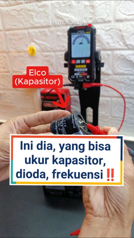 RECOMMENDED‼️Udah bisa ukur Kapasitor, Dioda, Frekuensi‼️     #habotest #multitester #multimeter #avometer #teknisihp #elektronika #multimeterdigital