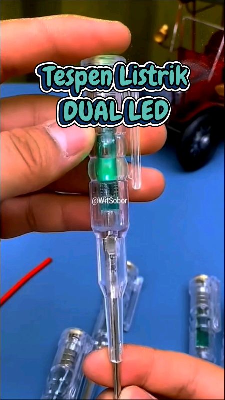 Tespen Obeng Tester Dual LED #TermurahDiShopee #GakNyeselBeliIni #PejuangRupiah #BadaiTapiBudget #ShopeeCOD #tespenlistrik