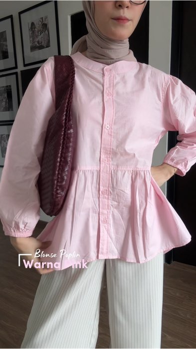 Paling sukaa model blouse kaya gini gemez 😍💕