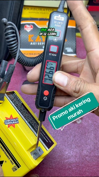 Aki kering kayaba beat vario scopy vega jupiter supra revo mio vixion cbr rxking ninja #akimotor #akimotormurah #akikering #akigs