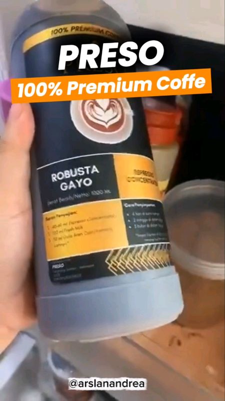 PRESO Premium Coffe #preso #premiumcoffee #kopiviral #kopi #kopipremium #DiskonRacunShopee #RacunShopee #kopicair #espresso