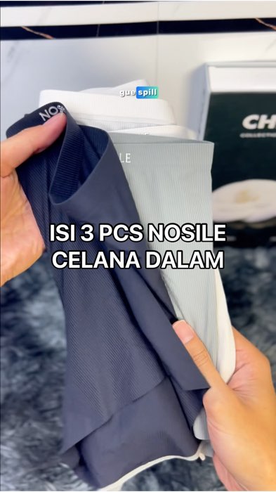 ISI 3 PCS Nosile Underwear Celana Dalam #celanadalamcowok #boxerpriamurah #boxerpria #celanadalamlakilaki #1111bigsale #shopeevideo