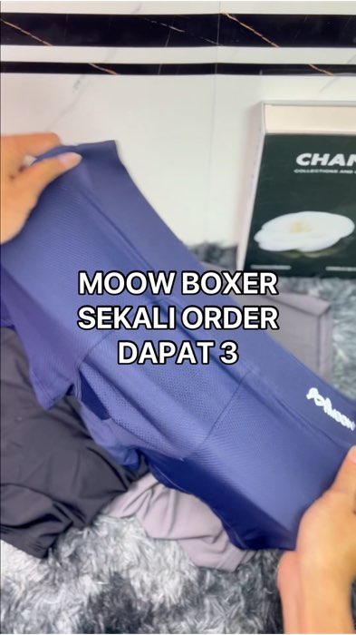 PROMO MOOW BOXER 3PCS #moowcelanadalampria #celanadalamlakilaki #cdpria #celanadalampria #Diskon40RB #ShopeeFashionHaul #boxerpriamurah