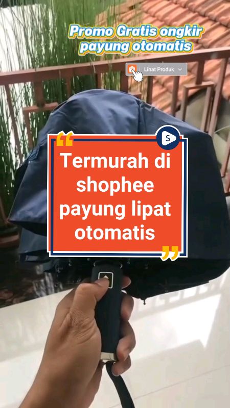 Payung premium Best seller di shophee ☝️#RacunShopee #PromoNonStop #GratisOngkirRP0 #TermurahDiShopee #bestseller#payung#payunglipat  #payungotomatis
