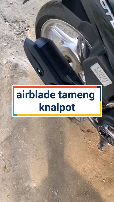 Tameng cover knalpot airblade matic#tamengknalpot #airblade #coverknalpot #motormatic #accesoriesmotor #fyp #RacunShopee