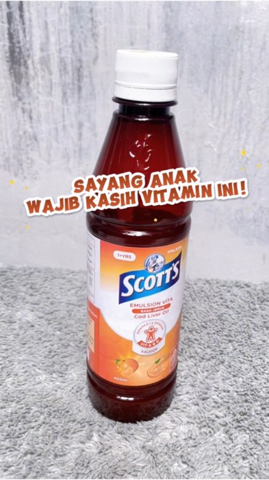 Rasa Jeruk Anak pasti suka bun! #vitaminanak #suplemenkesehatan #minyakikan #RacunShopee