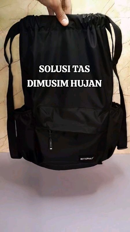 Tas Ransel Serut Multifungsi #tasserut #tasransel #betterhalf #purpose #FashiondiShopee #ShopeeFashionHaul #RacunShopeeOutfit #ShopeeLook #CODinApa