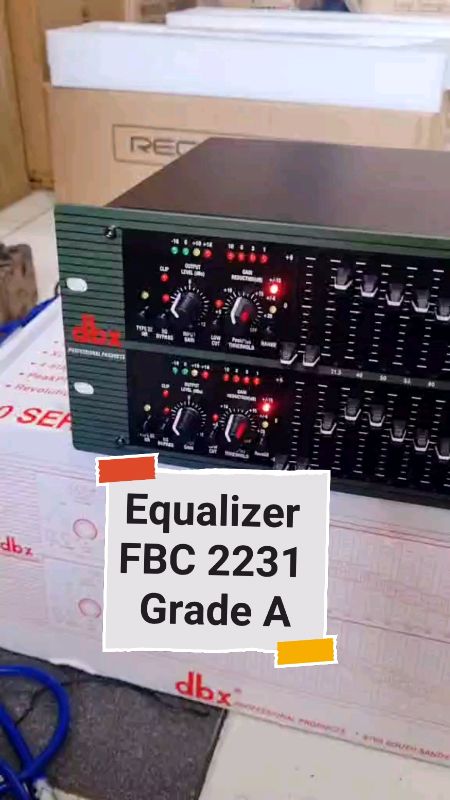 Equalizer FBC 2231 Grade A #RacunShopee #GakNyeselBeliIni #DiskonRacunShopee #equalizerdbx #equalizerdbx2231