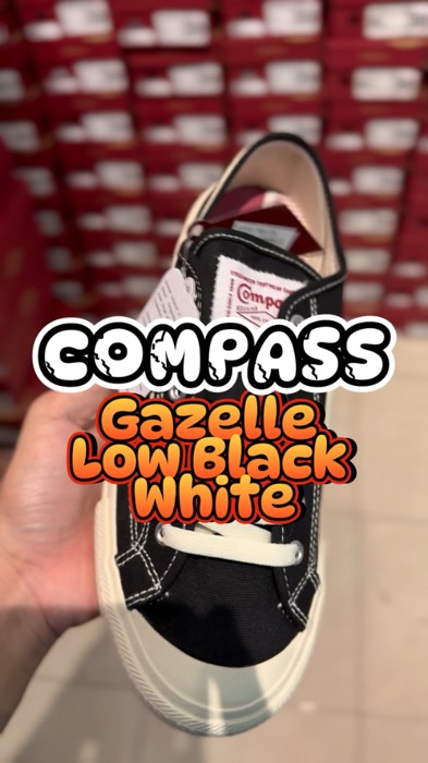 Lagi Diskon: #sepatu #compass Gazelle Low Black White #RacunShopee #ShopeeCOD #ShopeeFashionHaul #ShopeeLook #SpillBawaBerkah #GratisOngkirRP0