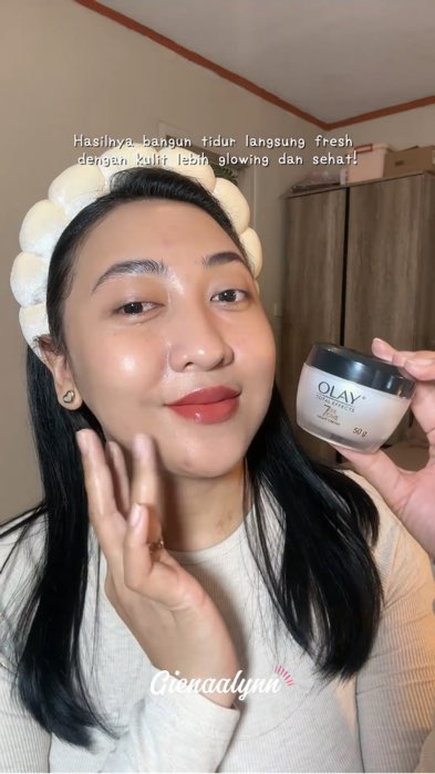 Kulit glowing dimulai dari malam! ✨ Gunakan Olay Total Effects 7in1 Night Cream sekarang. #PGFestival #ShopeeBeautyHaul #RacunShopee #PromoNonStop