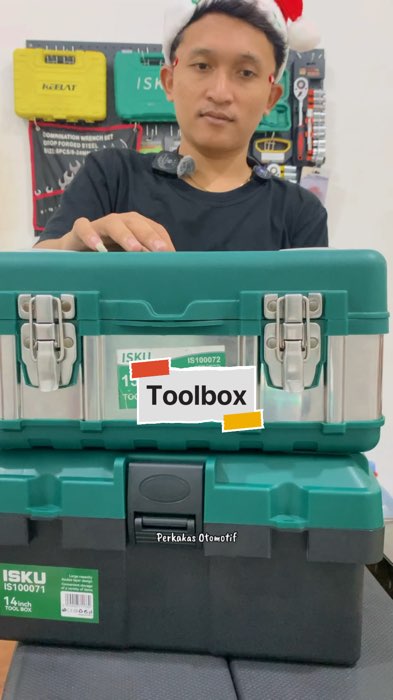 Kamu punya alat perkakas banyak tapi gak punya tempatnya? Nih aku ready toolbox dari isku👍#trending #shopeevideo #RacunShopee #isku #fyp #toolbox