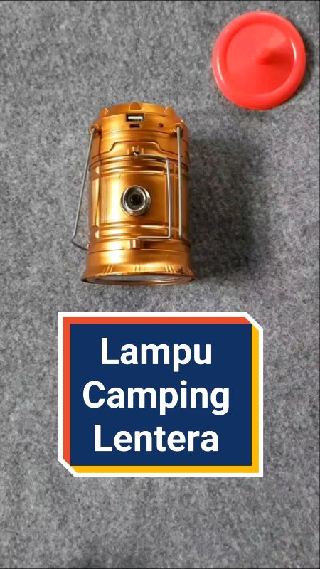 Lampu Camping Tenaga Surya Lentera #lampucamping #lampulentera