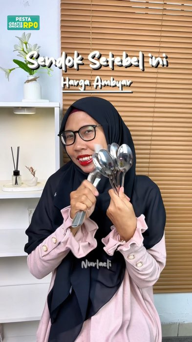 Sendok Makan Tebal #RacunShopee #ViralDiShopeeVideo #PromoNonStop #shopee1212birthdaysale #sendokmakan #sendokstainless #nurlaaeli