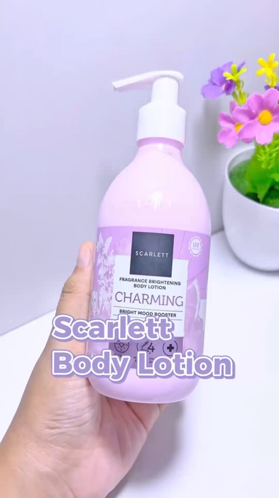 Anti kulit kusam, dan wanginya awet! 🌸✨ #scarlettwhitening #scarlettbodylotion #lotionpemutihbpom #RacunShopee #GratisOngkirRP0 #bisacod #lotionviral
