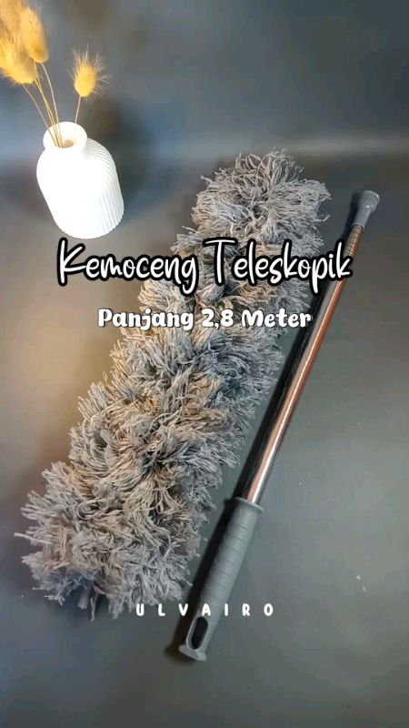 Kemoceng Teleskopik Fleksibel Panjang 280cm  #Racunshopee #kemocengfleksibel #kemocengviral #kemocengteleskopik #DiskonRacunShopee #kemocengpanjang