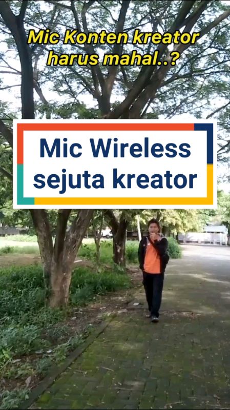 Mic Wireless konten kreator pemula #RacunShopee #ViralDiShopeeVideo #ShopeeCOD #GratisOngkirRP0