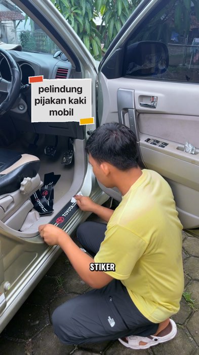 stiker pelindung pijakan kaki pintu mobil #pelindungpijakankakipintumobil   #pelindungpijakan #pelindungpijakanlantaipintumobil