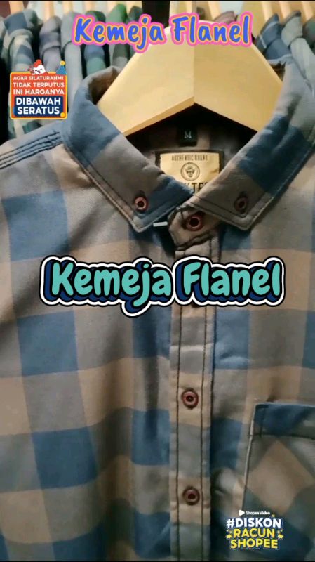 Kemeja Flanel#ShopeeFashionHaul #ShopeeCOD #ShopeeVideoCreator #ShopeeLook #kemeja #kemejaflanel